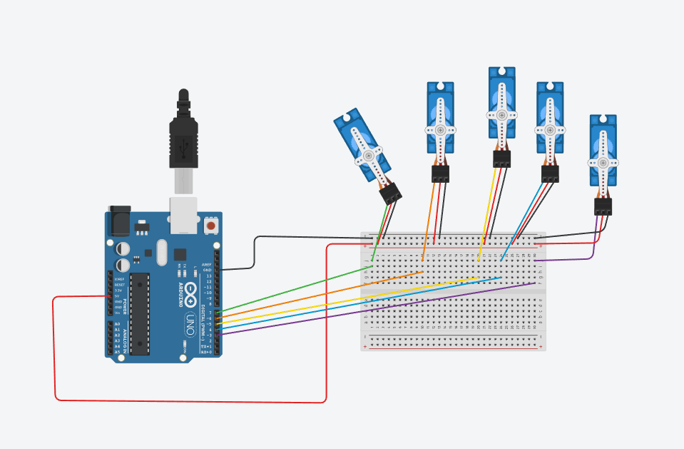 Mão Robótica Arduino